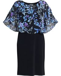 Gina Bacconi - Jenny Floral Chiffon Overlay Dress - Lyst