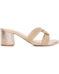 Dune - Movey Medium Block Heel Sandals - Lyst