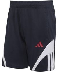 adidas - Fleece Jogger Shorts - Lyst