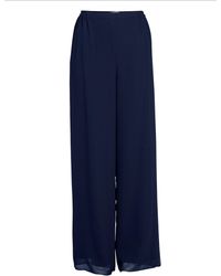 Gina Bacconi - Chiffon Layered Trouser With Slits - Lyst