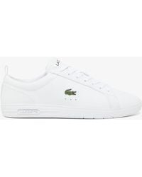 Lacoste - Carnabase S Trainers White/pink 6 - Lyst