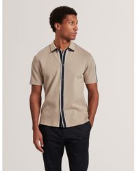 Ted Baker - Ted Ss Button Polo Sn64 - Lyst