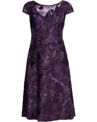 Gina Bacconi - Abella Illusion Jewel Floral Dress - Lyst