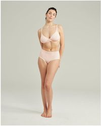 Nudea - The High Waist Brief Second Skin Stretch - Lyst