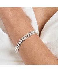 Jon Richard - Plated Pearl And Crystal Bracelet - Lyst