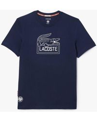 Lacoste - Garros Edition Ultra Dry Tennis T Shirt - Lyst