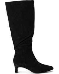 Clarks - Edina Slouch Suede Knee-High Boots - Lyst