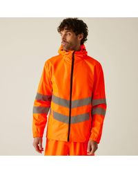 Regatta - Hi-Vis Pro Waterproof Reflective Packaway Wo - Lyst