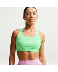 Nike - Swoosh High Support Padded Adjustable Sports Bra - Lyst