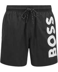 BOSS - Octopus Swim Shorts - Lyst