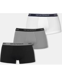 Emporio Armani - Core 3 Pack Boxer Shorts - Lyst