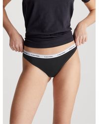 Calvin Klein - Logo Thong - Lyst
