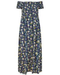 Mela London - Ruched Midi Wrap Dress - Lyst