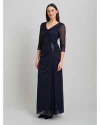 Gina Bacconi - Georgina Maxi Portrait Collar Dress - Lyst