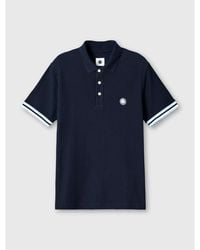 Pretty Green - Pg Cressa Tipped Short-Sleeve Polo Shirt - Lyst