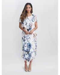 Gina Bacconi - Jocelyn Tier Jersey Dress - Lyst