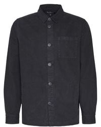 Barbour - Washed Cotton Long Sleeve Overshirt - Lyst