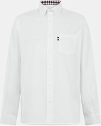 Aquascutum - Long Sleeve Tailored Fit Shirt - Lyst