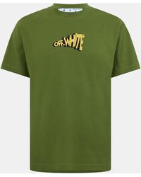 Off-White c/o Virgil Abloh - Slim Arrow Crew Neck Short Sleeve T-Shirt - Lyst