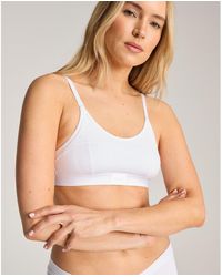 Nudea - Cotton Modal Contour Scoop Bralette - Lyst