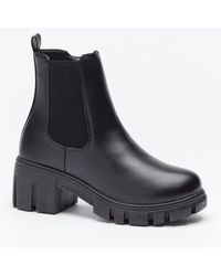 Be You - Chunky Block Heel Chelsea Boot - Lyst