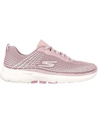 Skechers - Athletic Mesh Lace Up W Haptic Prin Slip On Trainers - Lyst