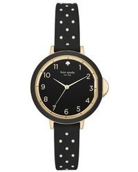 Kate Spade - Park Row Quartz Metal And Silicone Watch - Lyst
