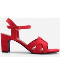 Where's That From - Block Heel Court Shoes - Lyst