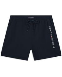 Tommy Hilfiger - Original Logo Mid Swim Shorts - Lyst