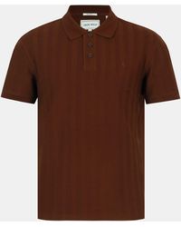 Jack Wills - Herringbone Cotton Short Sleeve Polo Shirt - Lyst