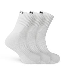 BOSS - 3-Pack Quarter Sock - Lyst