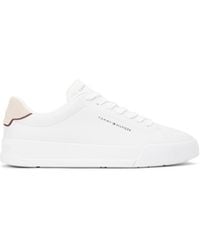 Tommy Hilfiger - Court Leather Low Top Trainers - Lyst