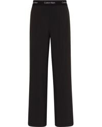 Calvin Klein - Open Cuff Fleece Relaxed Fit Joggers - Lyst
