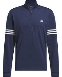 adidas - 3 Stripe Zip Top - Lyst