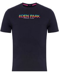 Eden Park - T-Shirt With French Flair Screen Print - Lyst