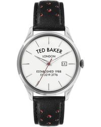 Ted Baker - Brogue Stainless Steel Fashion Analogue Watch - Lyst