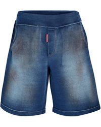 DSquared² - Dsq Fleece Jogger Shorts - Lyst