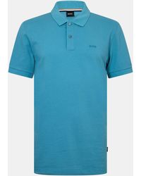 BOSS - Pallas Polo Iconic Logo Embroidered Shirt - Lyst