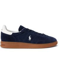 Polo Ralph Lauren - Bedford Leather Suede Trainers - Lyst