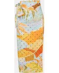 Never Fully Dressed - Sky Jaspre Wrap Skirt - Lyst