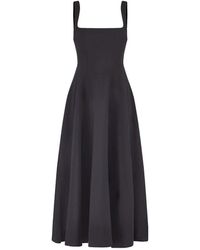 Odd Muse - The Ultimate Muse High Waist Square Neck Midi Dress - Lyst