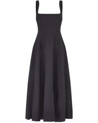 Odd Muse - The Ultimate Muse High Waist Square Neck Midi Dress - Lyst