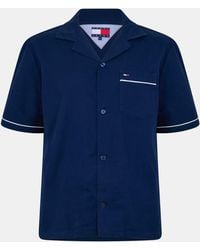 Tommy Hilfiger - Camp Collar Short Sleeve Bowling Shirt - Lyst