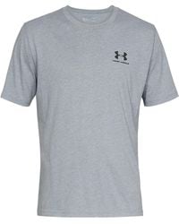 Under Armour - Sportstyle Left Chest Short Sleeve Super Soft T Shirt For Training And Fitness, Fast-drying T Shirt With Graphic - Lyst