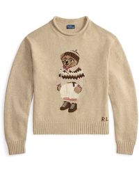 Polo Ralph Lauren - Bear Knit Crew Neck Jumper - Lyst