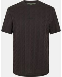 BOSS - Mirror Cotton Short Sleeve Moisture Managing T-Shirt - Lyst