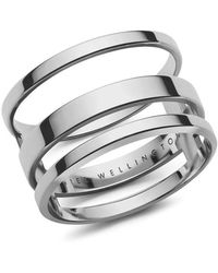 Daniel Wellington - Triad Stainless Steel Ring - Lyst