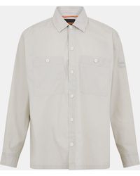 BOSS - Locky 2 Overshirt - Lyst
