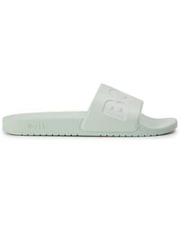 BOSS - Comfy Slider Sandals With Logo Detail (Aryeh) - Lyst