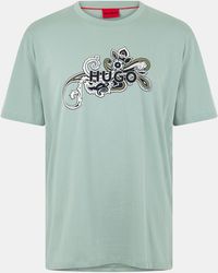 HUGO - Durable T-Shirt - Lyst